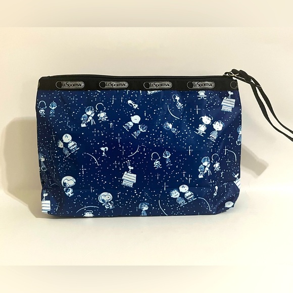 Lesportsac Handbags - LeSportsac Peanuts Snoopy Stargazer Wristlet Pouch-like new